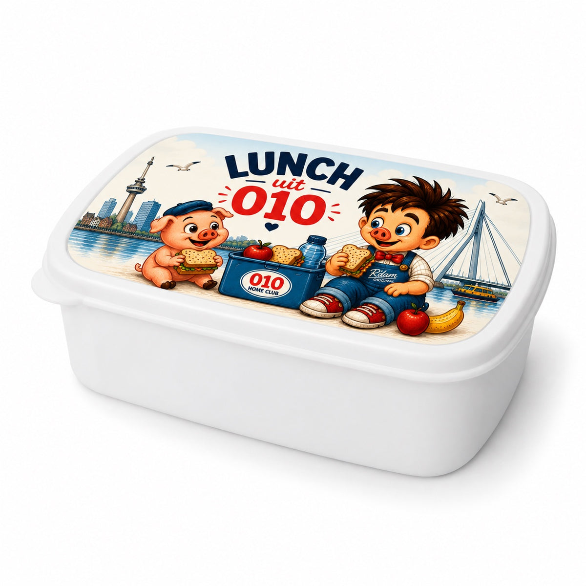 Lunch uit 010 broodtrommel wit