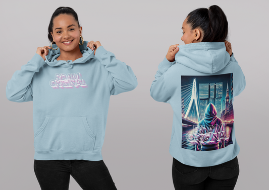 R'DAM Original Skyline By Night Hoodie