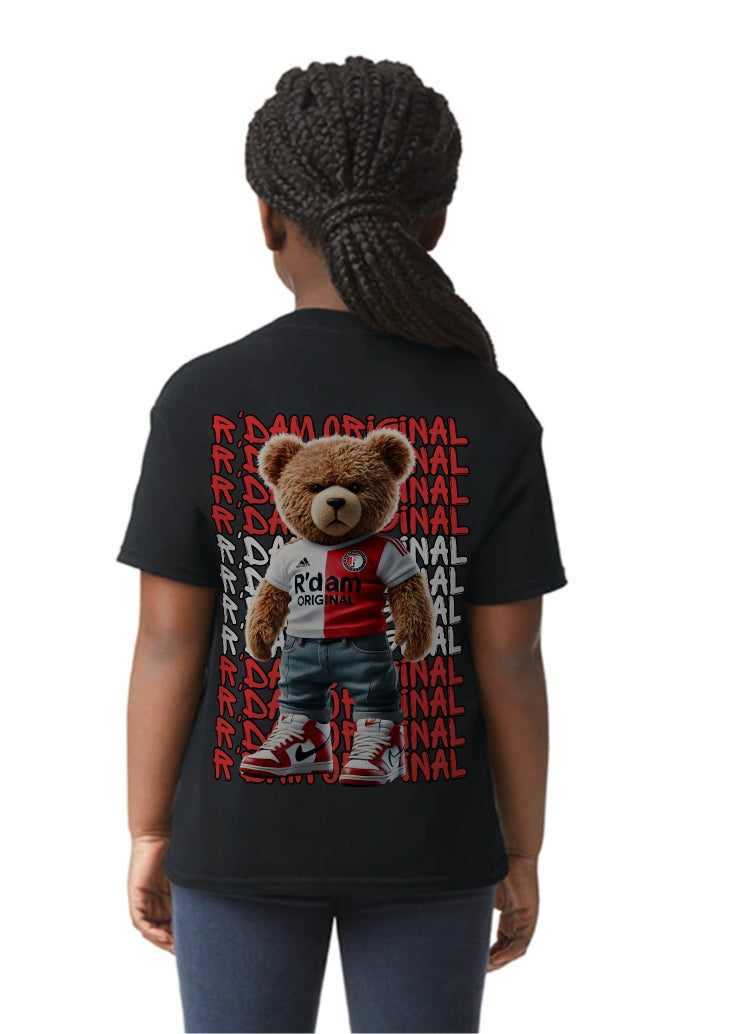 R'DAM Voetbal Kinder T-Shirt Rood-Wit