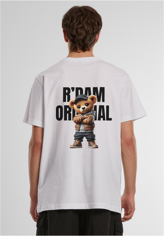 R’dam Original Street Teddy zwart" T-shirt – Urban Style met Rotterdamse Vibe