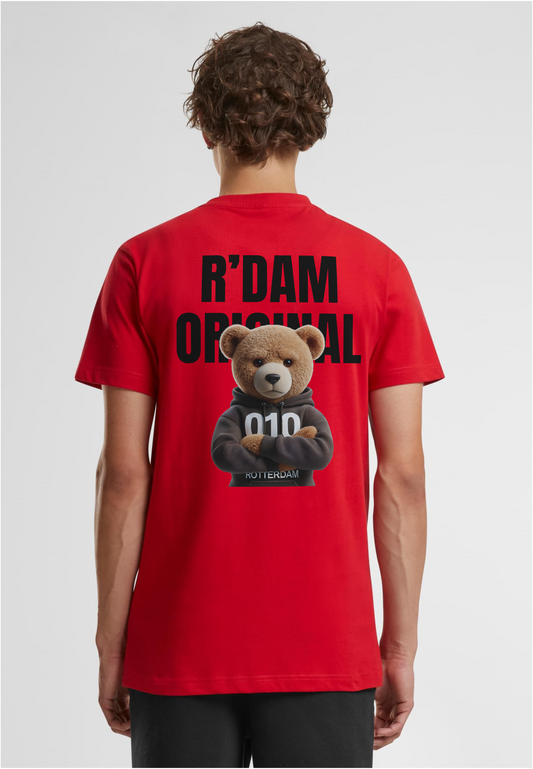 R’dam Original Teddy 010 Zwart " T-shirt – Streetwear met Rotterdamse Vibe