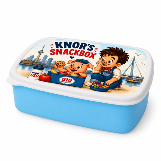 Knor’s Snackbox broodtrommel lichtblauw