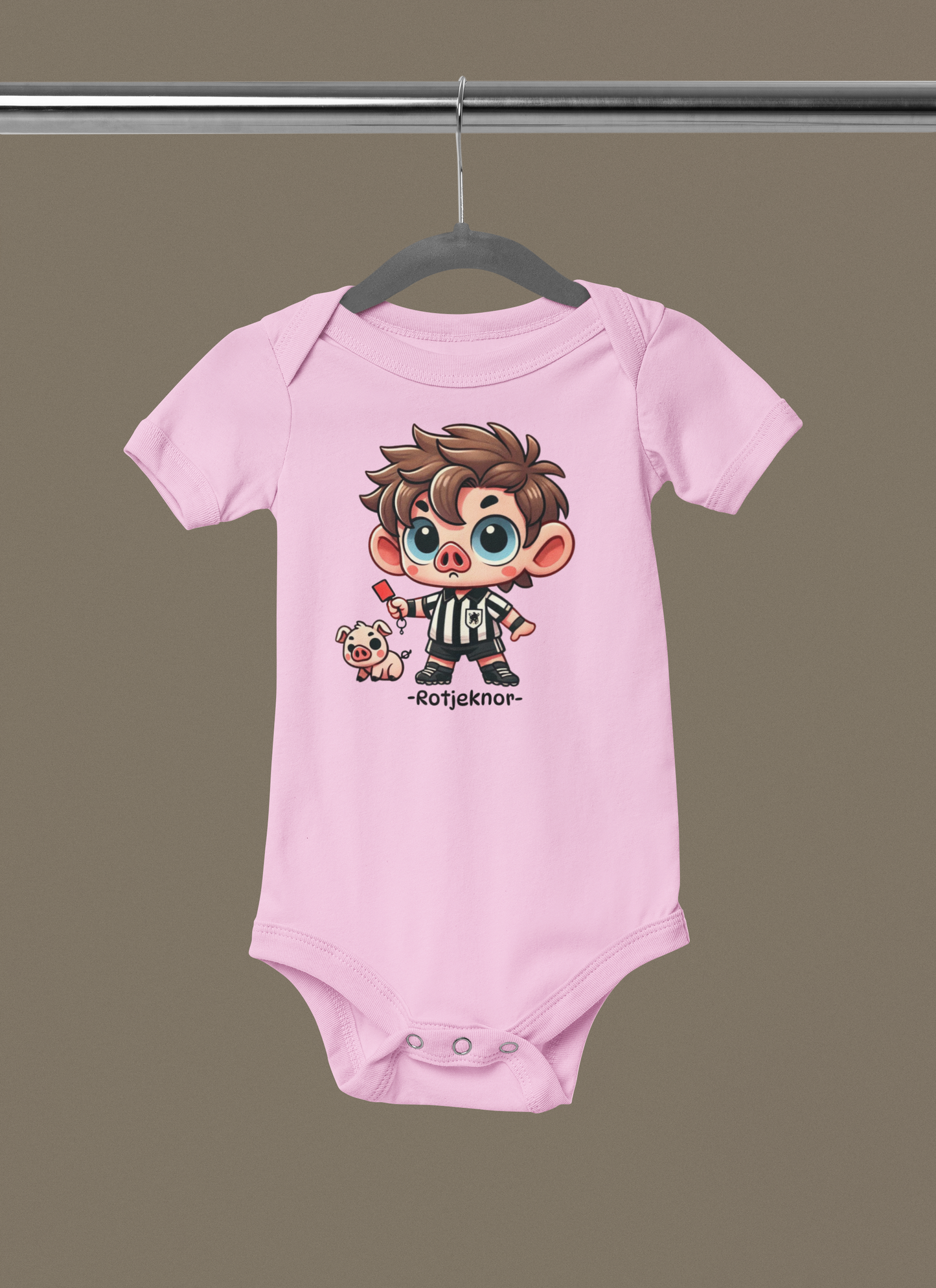 Rotjeknor Rompertjes: Rotjeknor als Scheidsrechter roze