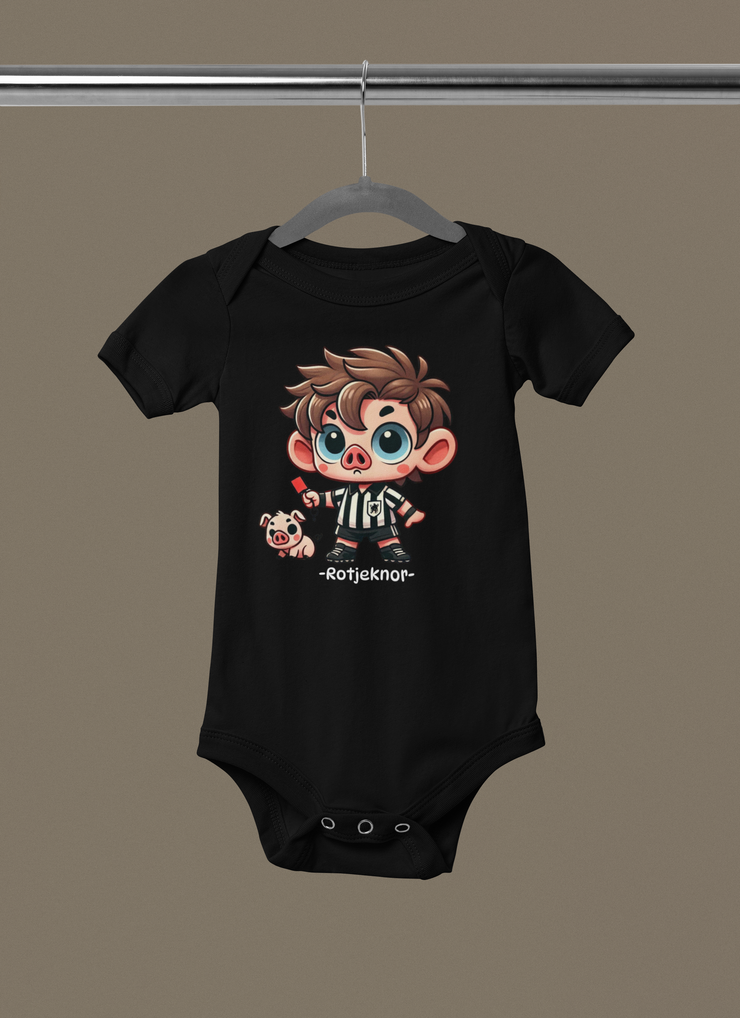 Rotjeknor Rompertjes: Rotjeknor als Scheidsrechter zwart