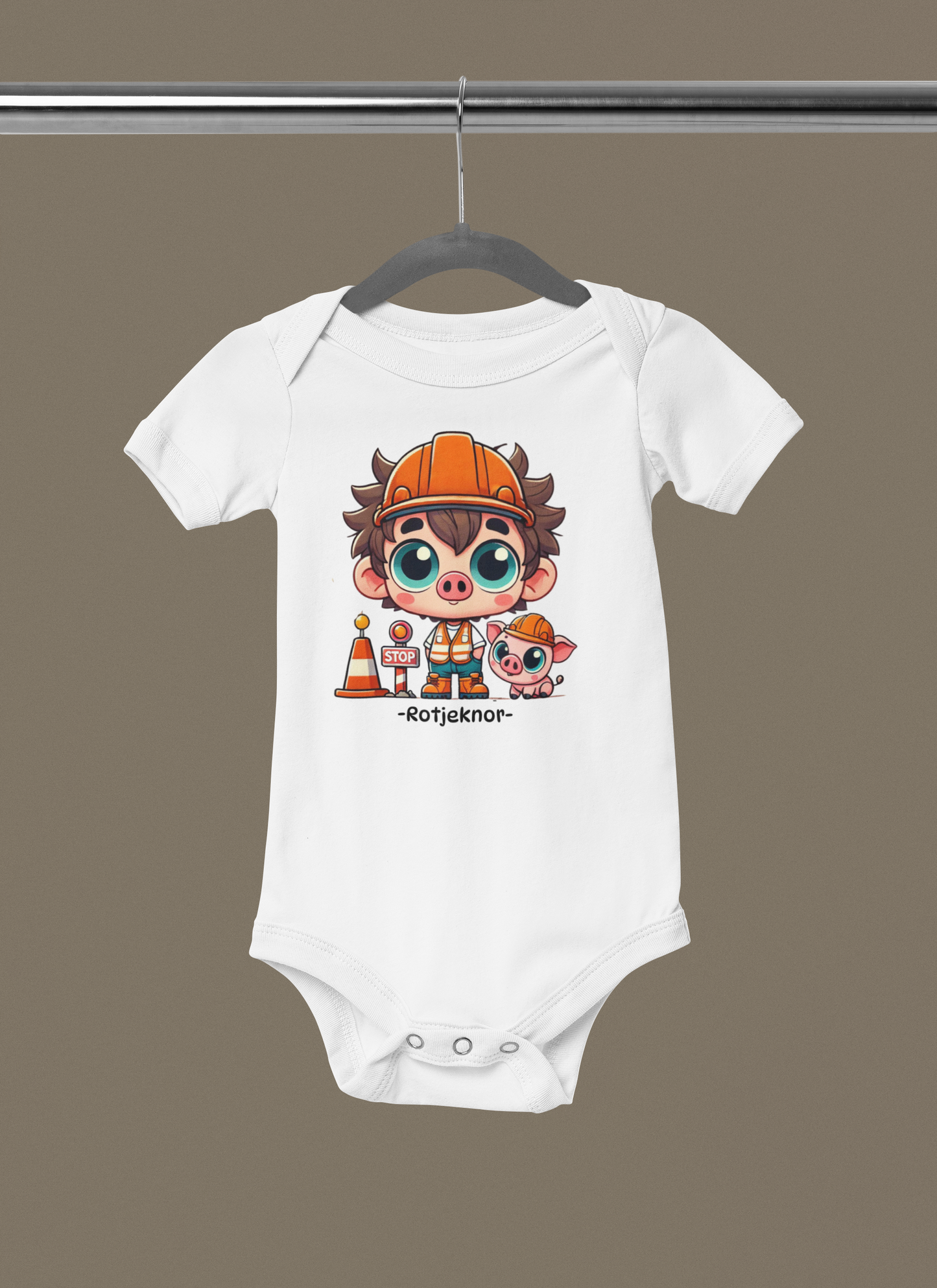 Rotjeknor Rompertjes: Rotjeknor als Verkeersregelaar wit