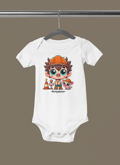 Rotjeknor Rompertjes: Rotjeknor als Verkeersregelaar wit