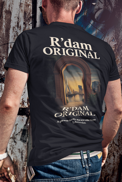 Gateway to 010 – Nightfall Edition" T-shirt – R’dam Original