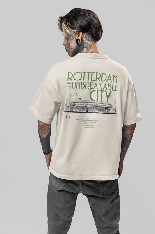 The Unbreakable City – De Kuip” Oversized T-shirt – R’dam Original