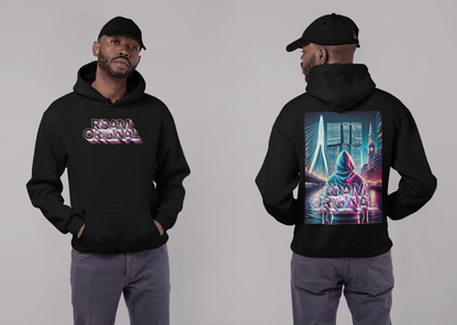 R'DAM Original Skyline By Night Hoodie