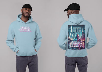 R'DAM Original Skyline By Night Hoodie