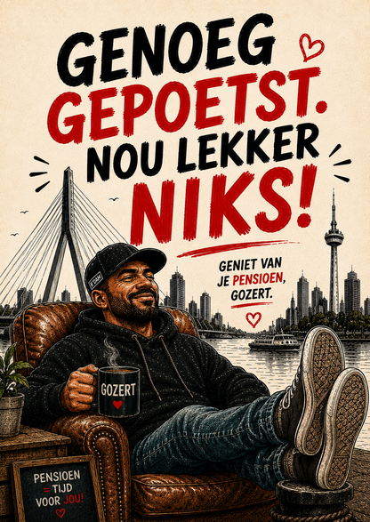 Genoeg gepoetst nou lekker niks Rotterdamse pensioenkaart