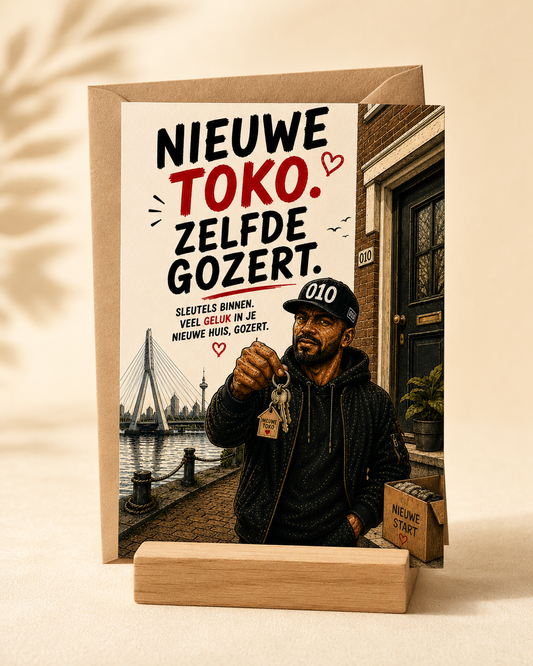 Mockup Nieuwe toko zelfde gozert Gozert Club A6 kaart