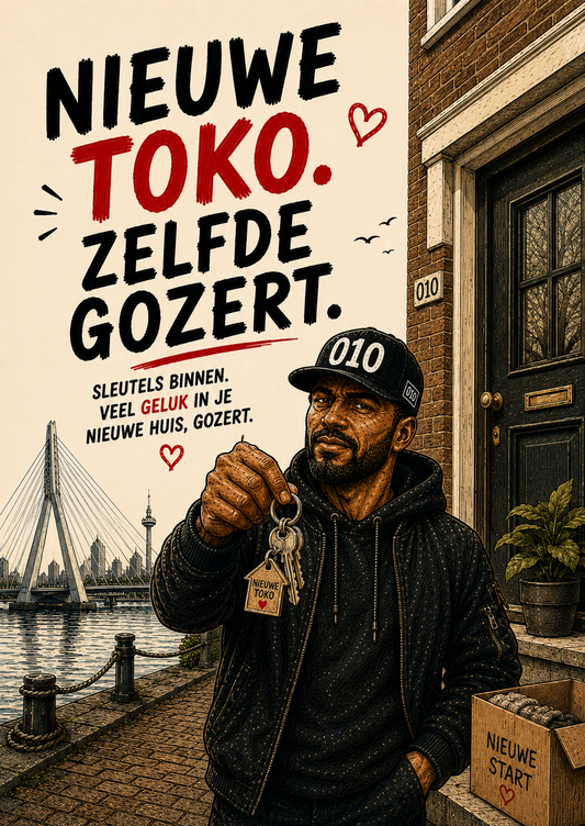 Nieuwe toko zelfde gozert Rotterdamse verhuiskaart