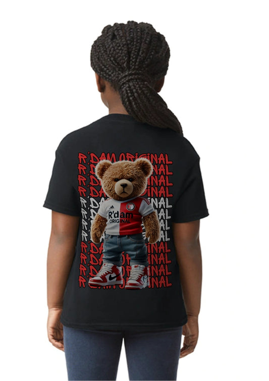 R'DAM Voetbal Kinder T-Shirt Rood-Wit