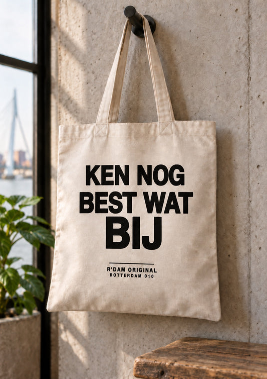 Linnen tassie Ken nog best wat bij - naturel