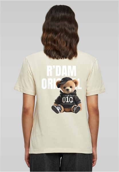 R’dam Original Teddy Girl" Dames T-shirt – Cute Streetwear met 010 Vibe wit