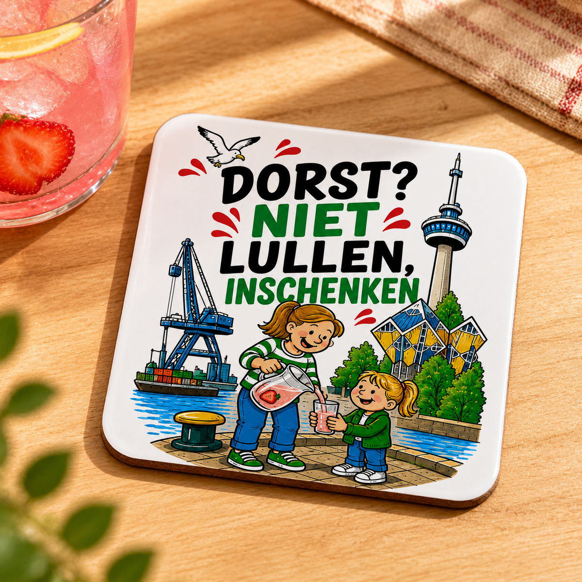 Thuis is 010 onderzetter Dorst? Niet lullen, inschenken