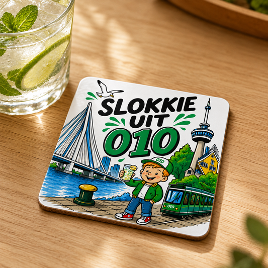 Thuis is 010 onderzetter Slokkie uit 010